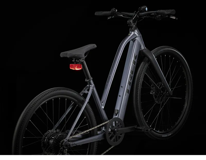 Trek Dual Sport+ 2 Stagger Hybrid eBike in Galactic Grey-9
